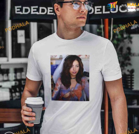 pokimane open shirt